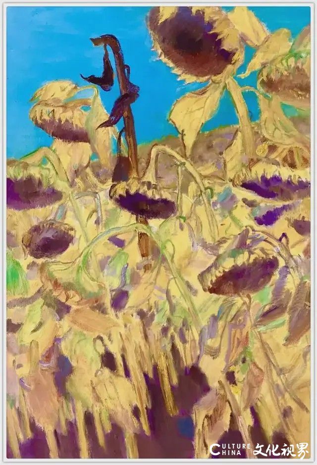 宋卫东·油画丨老墙草木间，笔意漫染岁月的真与平凡