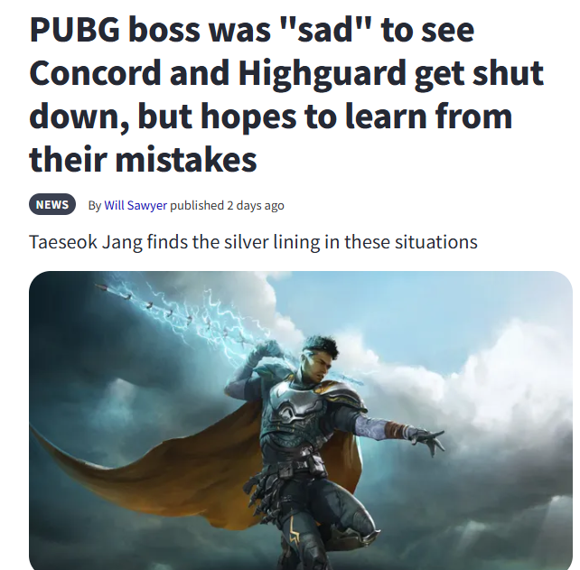 PUBG运营总监谈几款暴死大作 想要每次都成功很难