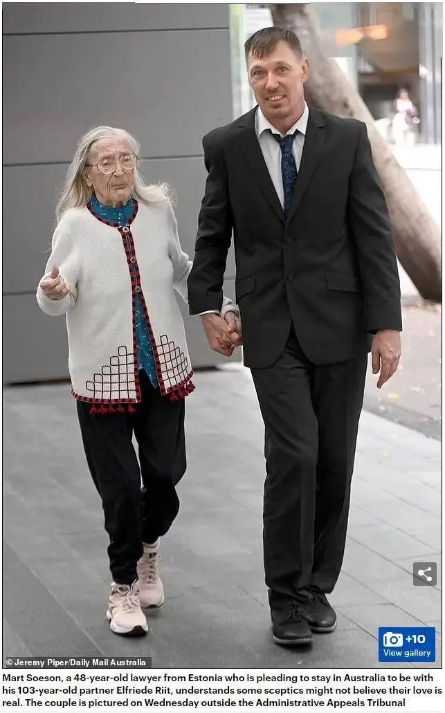 澳大利亚48岁男子与104岁后奶奶相恋 饱受争议却真挚而动人