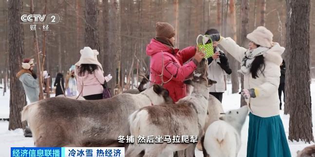 漠河迎来今冬首趟冰雪专列 开启赏冰玩雪之旅
