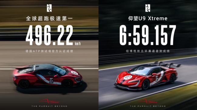 仰望U9X成为“全球最快汽车”