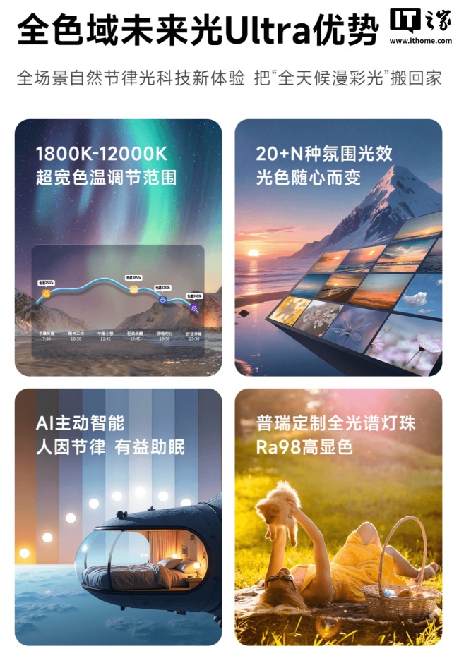 雷士照明全色域未来光 Ultra 接入米家 App，支持小米澎湃智联