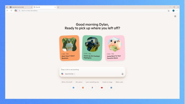 AI 重塑：微软宣布为 Edge 浏览器引入 Copilot 模式，实现自动化搜索、预测、整合