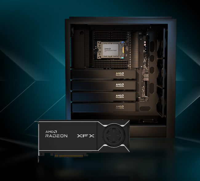 讯景 XFX 公布 Radeon AI R9700 显卡:MBA 设计,“即将面向精选系统构建商推出”