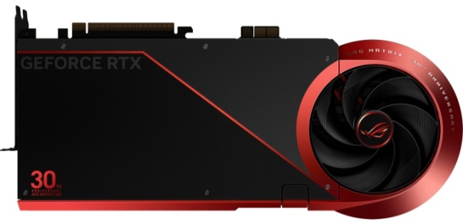 华硕推出 30 周年限量 ROG Matrix RTX 5090 显卡：800W 功率，适配 BTF 背插主板