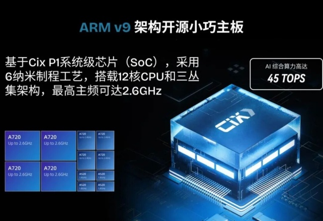 全球首款 Arm v9 开源主板：Radxa 瑞莎星睿 O6N 预售，32GB 国行首发价 1499 元
