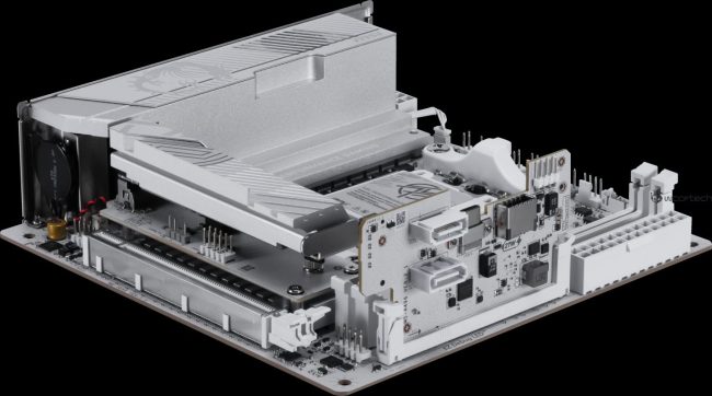 完全白化，微星 X870 ITX / 背插 X870E ATX 主板渲染曝光