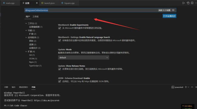 VSCode怎么添加在线服务