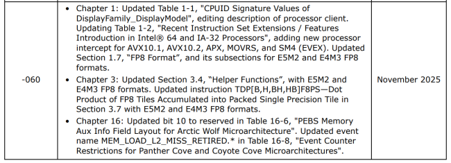 英特尔确认下一代 Nova Lake CPU 支持 AVX10.2、APX 指令集,覆盖桌面 / 移动端