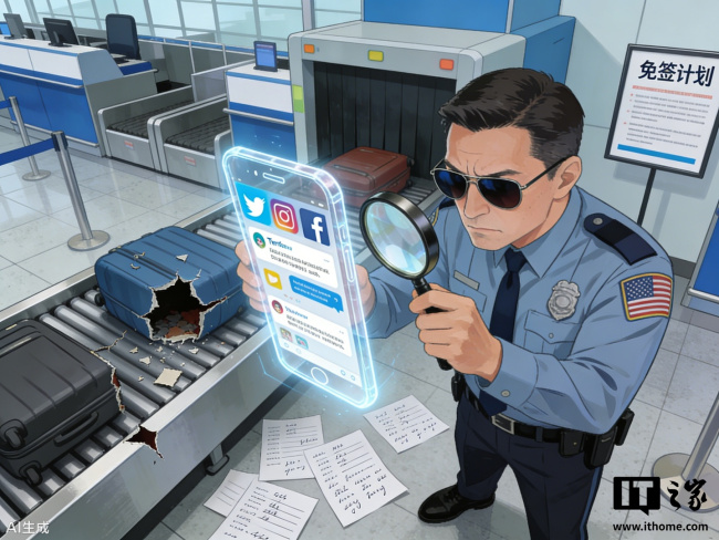 美国拟要求赴美免签旅客披露五年社交媒体使用记录，以及家人详细信息