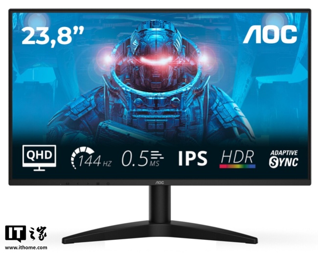 AOC 推出 Q24B36X、Q27B36X 显示器:2K 144Hz IPS 面板,0.5ms MPRT 响应时间