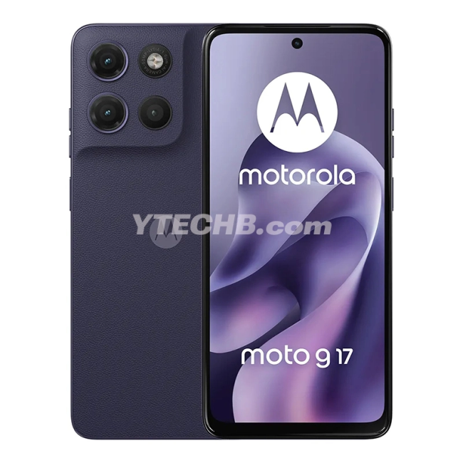 摩托罗拉 Moto G17 手机渲染图曝光:首发 3 色,5000mAh 电池