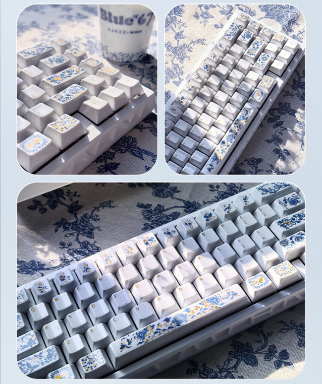 陶瓷外壳 + 陶瓷键帽,黑爵推出非遗传承人黄云鹏联名 Blue67 磁轴键盘