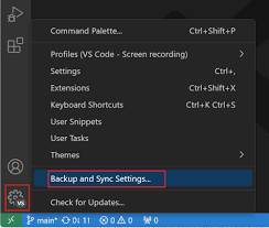 如何在Vscode中设置账号同步