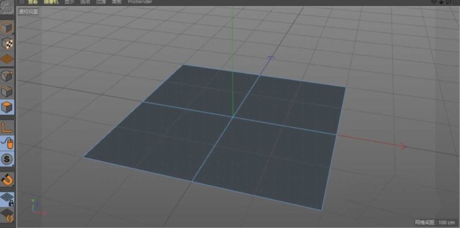c4d网格平面模型怎么建模