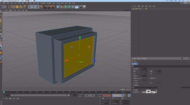 C4D怎么使用挤压与内部挤压建模