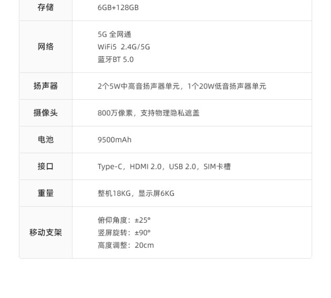 中兴自由屏 F10 上架发售：支持 5G 全网通，3499 元