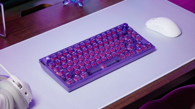 大胆复古美学设计，海盗船推出原子紫配色 K65 PLUS WIRELESS 机械键盘