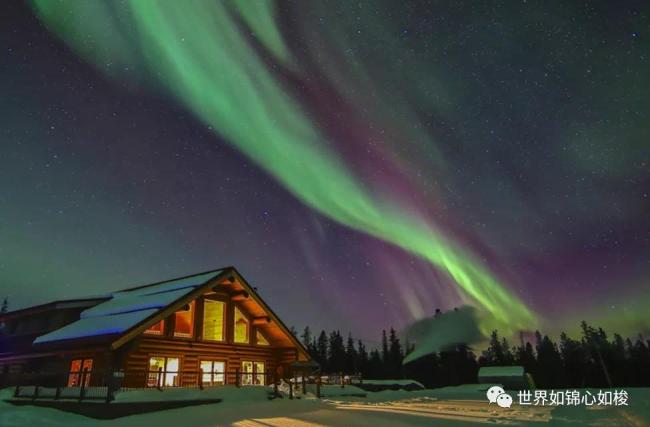 住木屋，坐雪橇，感受极光下的浪漫