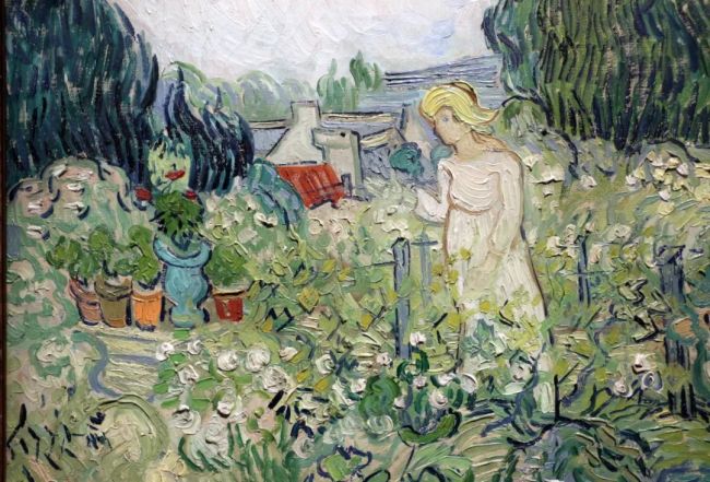 《花园里的加切特小姐》 1890年创作于瓦兹河畔奥维尔，现藏于巴黎奥赛美术馆