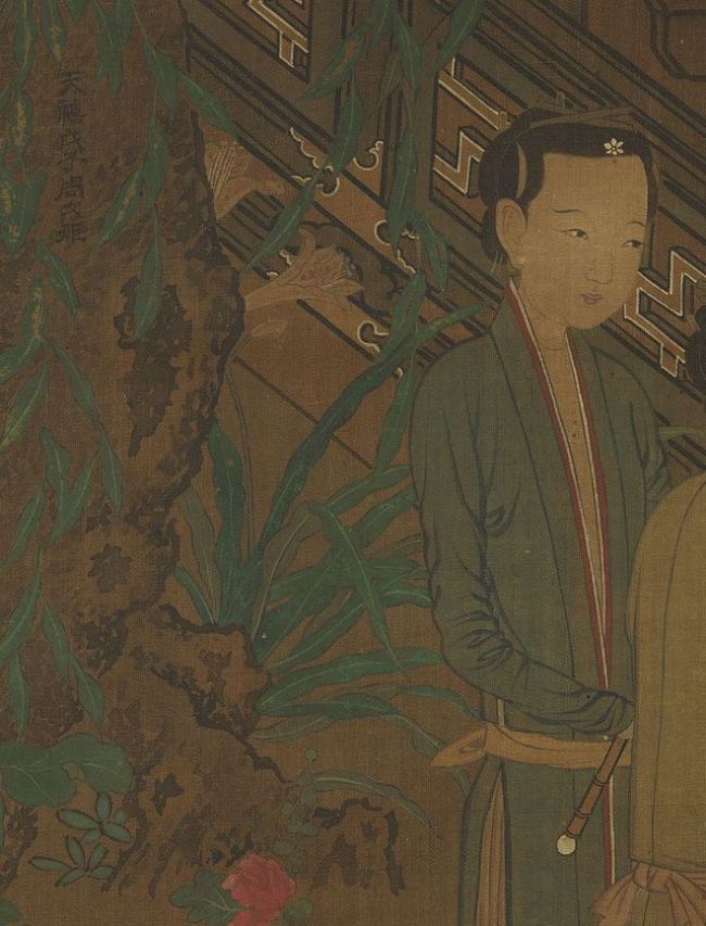 故宫藏画里的“她”：或乘鸾或理妆或听阮