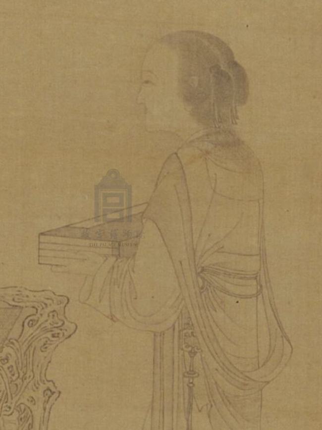 故宫藏画里的“她”：或乘鸾或理妆或听阮