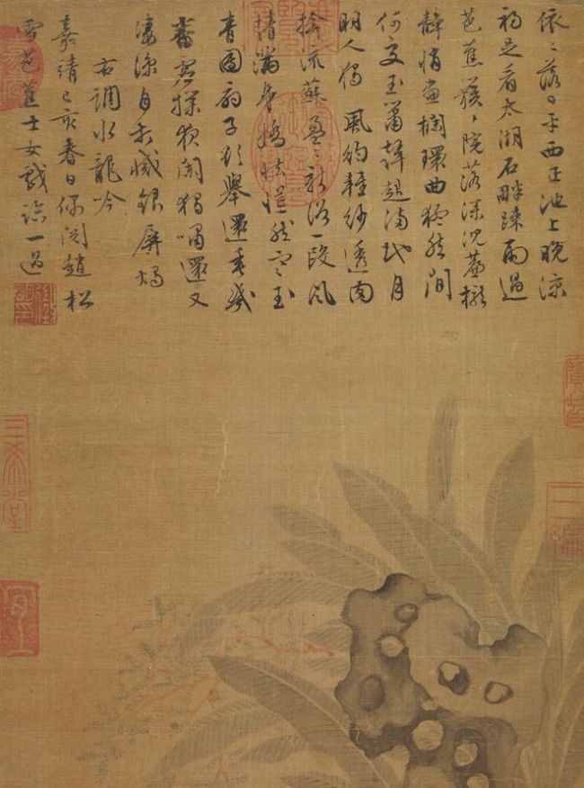 故宫藏画里的“她”：或乘鸾或理妆或听阮