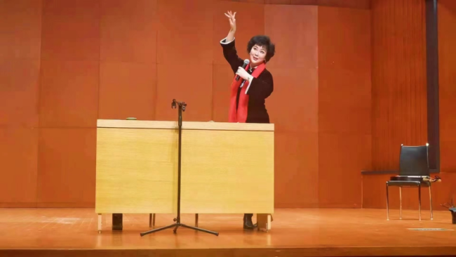 张悦在天津音乐学院讲座