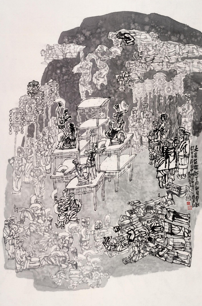 杨晓阳国画作品图片