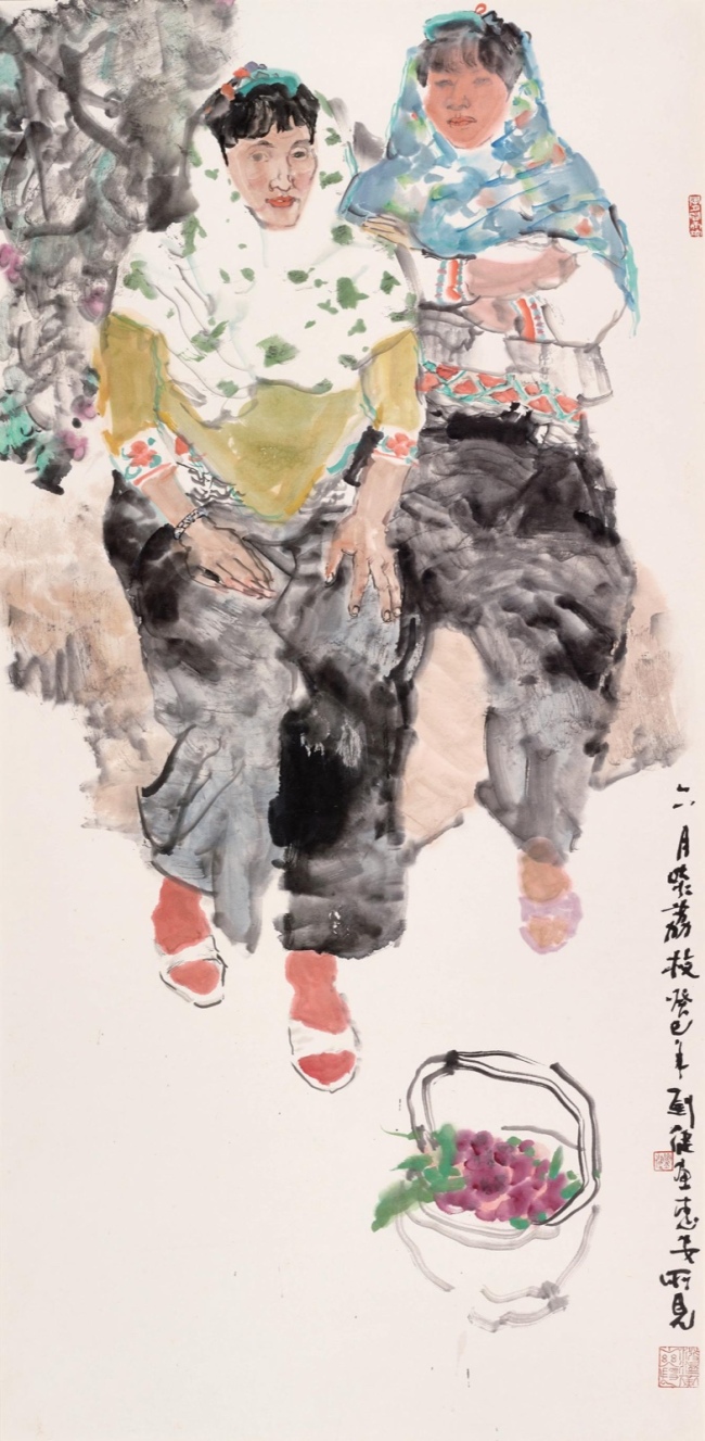 《惠安姐妹》138cm x 68cm