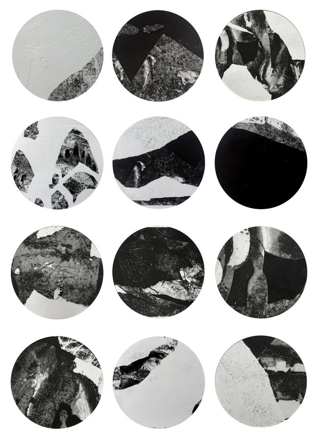 白雪《风景系列》综合版画120x90cm 2023年