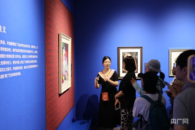 毕加索艺术展在广西民族博物馆开幕 展期至8月31日