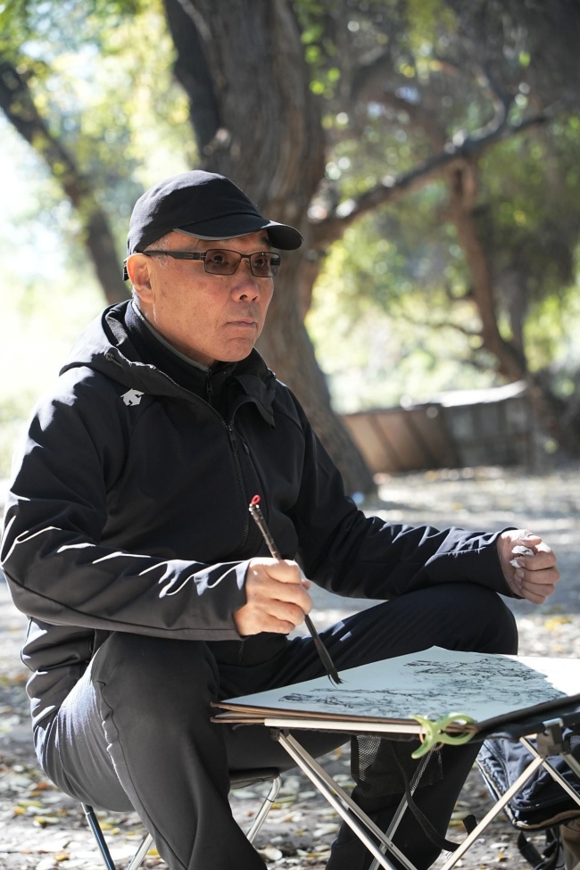 走遍中国——中国文促会美术家写生创作行动走进新疆