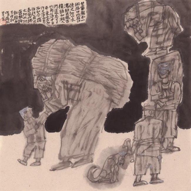 现场丨三晋地面再续丝路艺脉，四十年创作华章献礼太原："丝绸之路——杨晓阳丝路四十年好意思术创作暨文件展"高大启幕山西