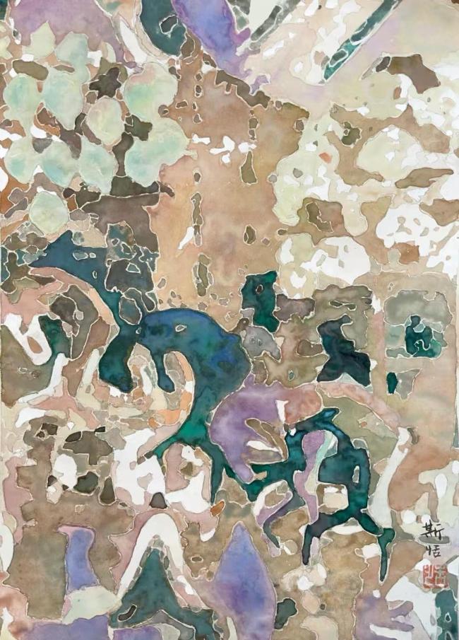 释渡 39cm×29cm 2016年