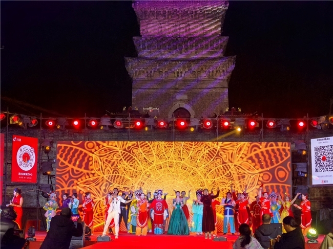 宋韵润临城 文脉耀新春 临城普利塔下过大年文旅盛宴惊艳绽放