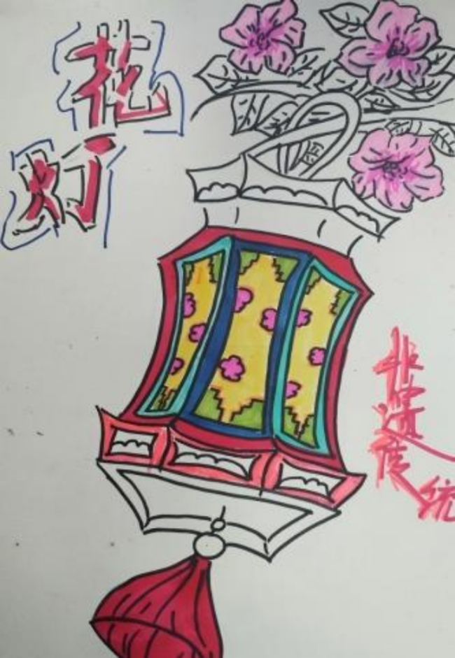 少儿画笔下的非遗生活画卷