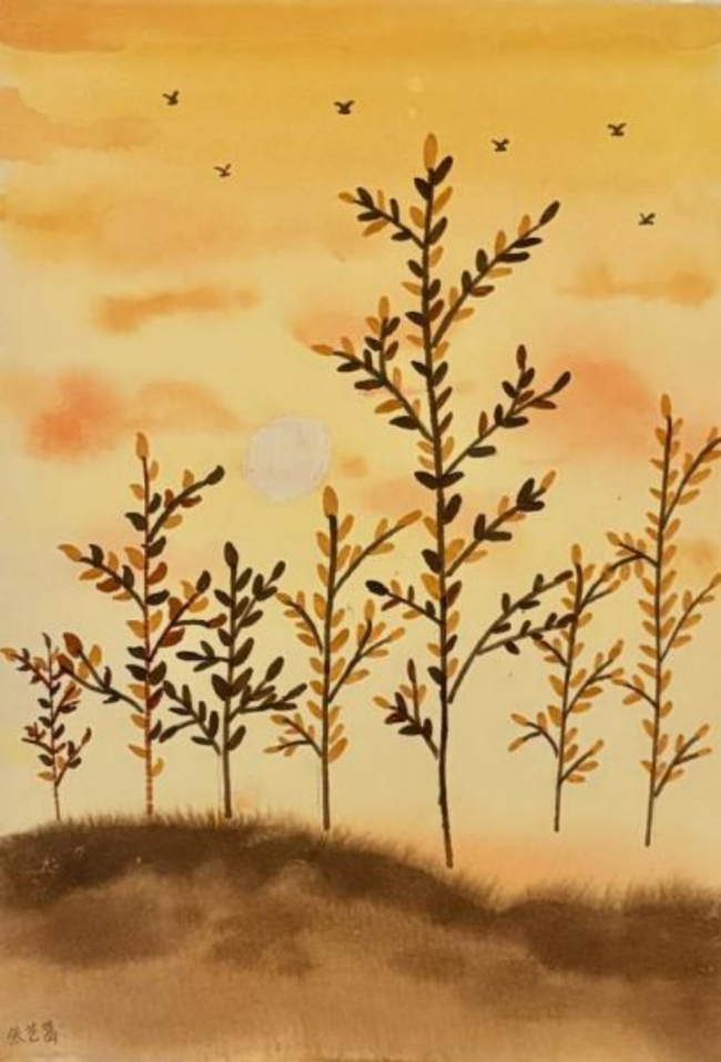 少儿画笔下的非遗生活画卷