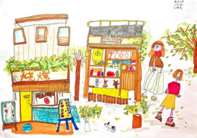 少儿画笔下的非遗生活画卷