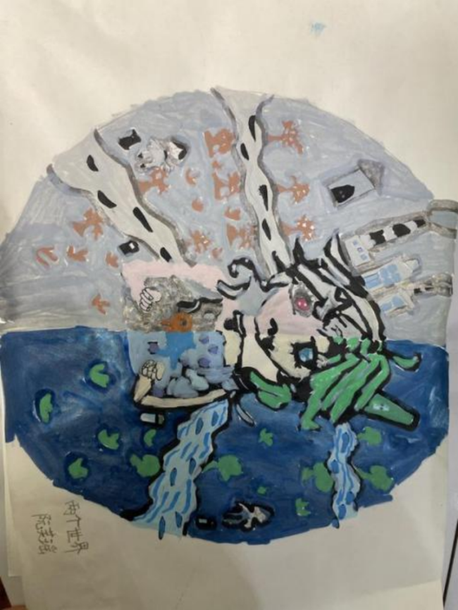 少儿画笔下的非遗生活画卷