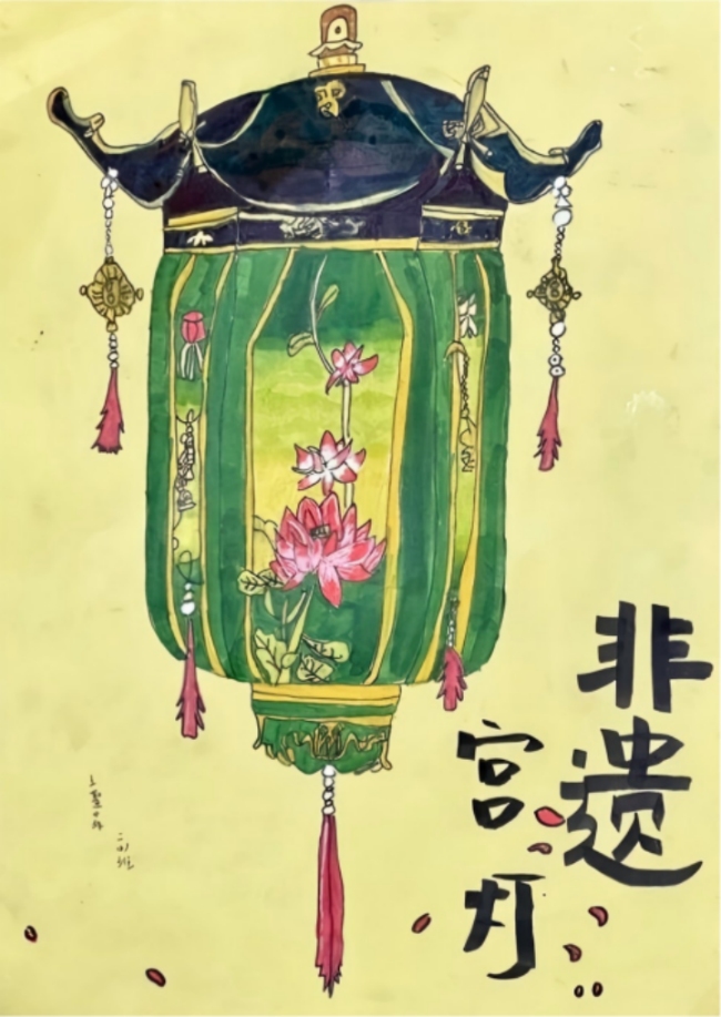 少儿画笔下的非遗生活画卷