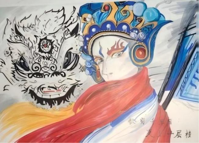 少儿画笔下的非遗生活画卷