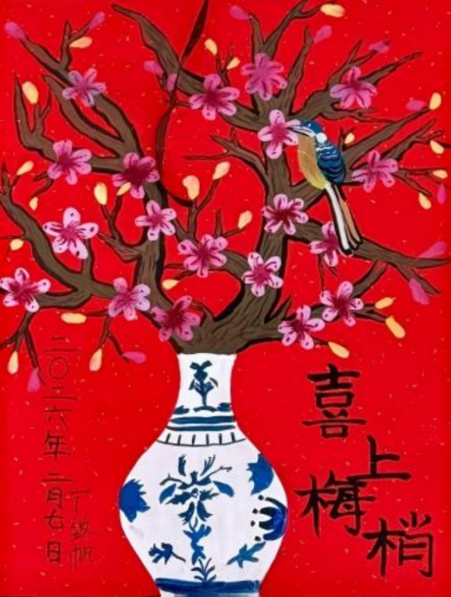 少儿画笔下的非遗生活画卷