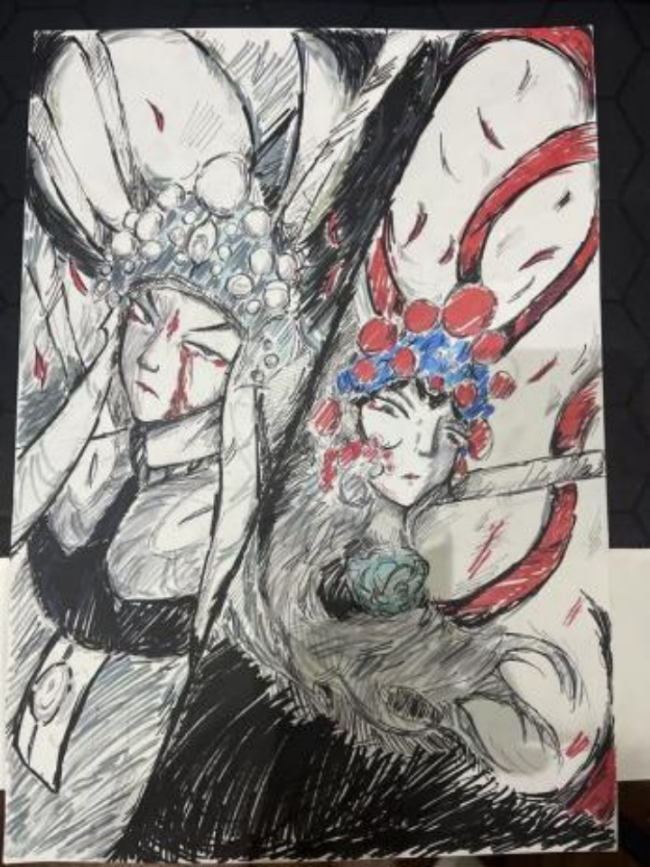 少儿画笔下的非遗生活画卷