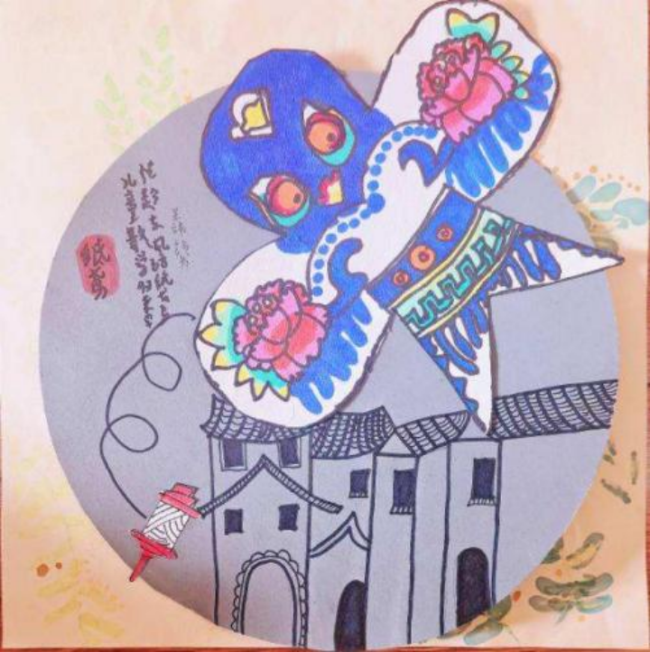 少儿画笔下的非遗生活画卷