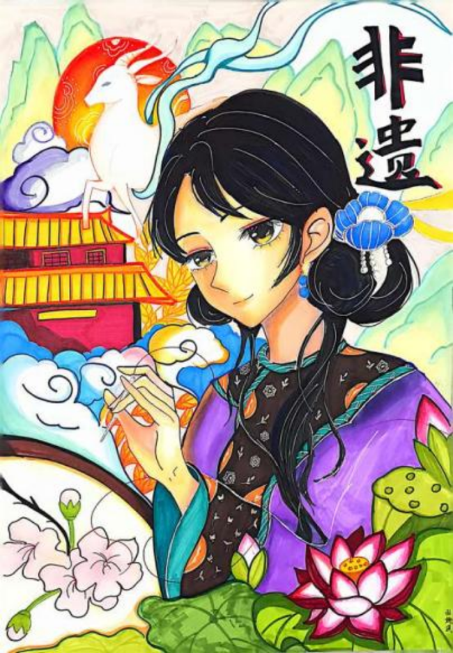 小小画笔，大大传承：非遗书画展上的童心奇遇