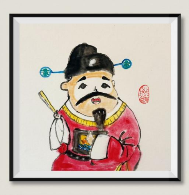 少儿画笔下的非遗生活画卷