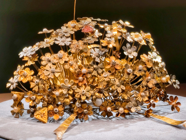 1400年前的金发钗 藏着古人的浪漫巧思
