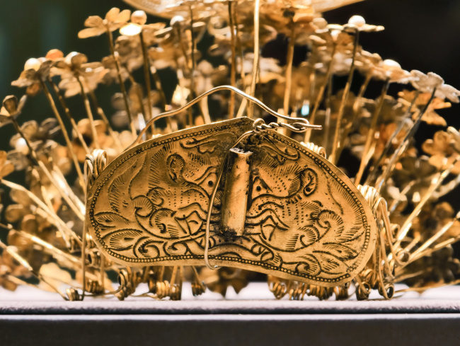 1400年前的金发钗 藏着古人的浪漫巧思
