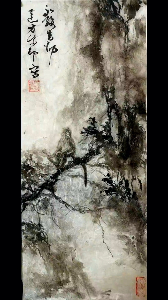 墨香里的17岁：方紫印国画境界